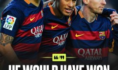 苏亚雷斯：当年我曾对内马尔说过，留在巴萨你就有望得到金球奖